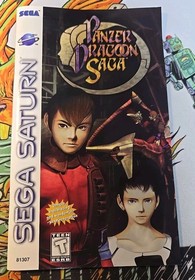 Panzer Dragoon Saga (Sega Saturn) CIB Signed By Jason + Amanda Of Secret Castle