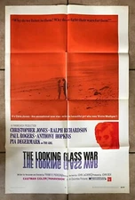 THE LOOKING GLASS WAR 1969 Original Folded 1Sh Movie Poster Ralph Richardson