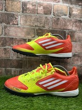 Adidas F10 TRX TF V24786 Football Trainers Men UK 11 Red Yellow Astro Sole Shoes