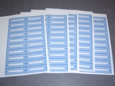 100 Blue Blank Juke Box Labels Jukebox. 45rpm.