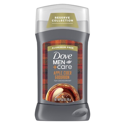 Dove Men+Care Limited Edition Men's Deodorant Stick Apple Cider & Bourbon Alu...