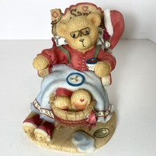 Cherished Teddies SANTA A Little Holiday R R Bear 352713 Christmas 1998 Boxed