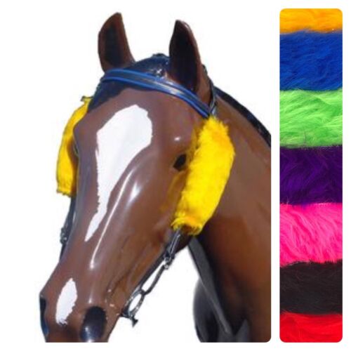 Fleecy Horse Racing Blinkers In Std Long &amp; Extra Long Sizes~Various Colours