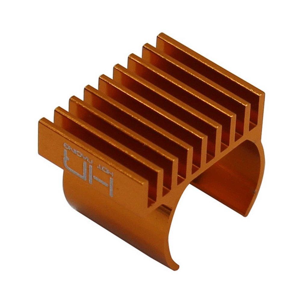 Hot Racing Gold 9 Fin 030 Motor heatsink SCX24 HRASXTF030H04 Electric Car/Truck