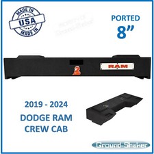 2019-2024 Dodge Ram Crew Cab Truck Sub Box 8" Dual Ported Subwoofer Enclosure