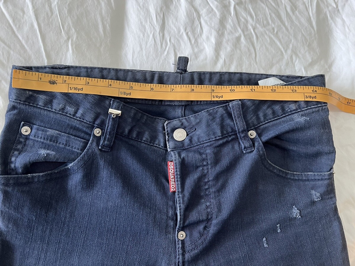 Dsquared2 Cool Girl Cropped Jean in Dark Blue SZ IT 42 | US Dsquared2 Cool Girl Cropped Jean in Dark Blue SZ IT 42 | US