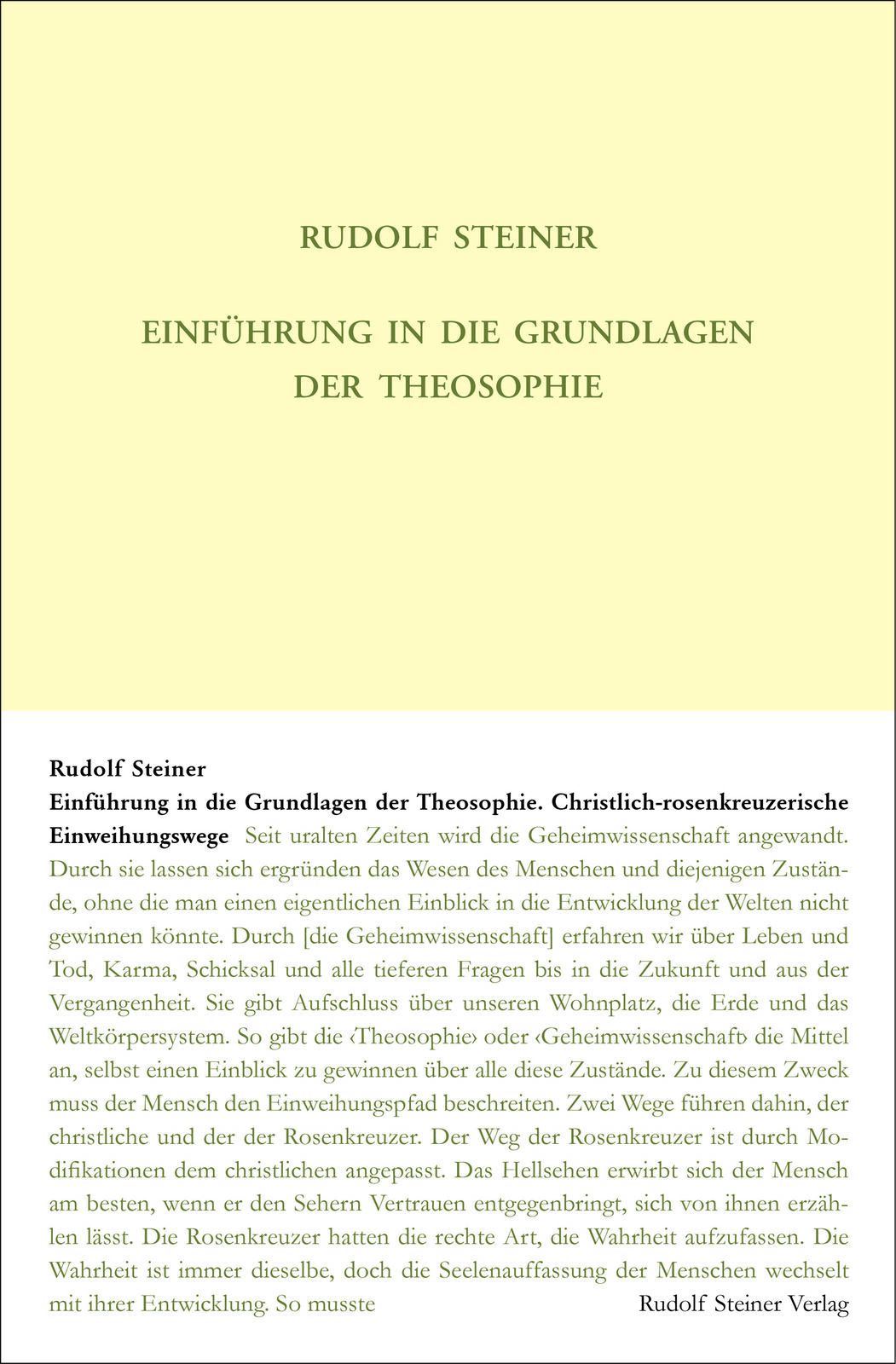 Thumbnail - Rudolf Steiner; Rudolf Steiner Nachlassverwaltung; Hans-christian
