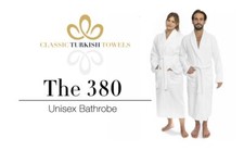 Classic Turkish Towel Absorbent Shawl Collar Premium Cotton Terry Robe