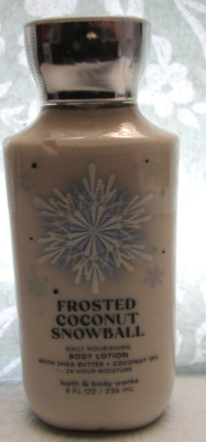 NEW Bath and Body Works FROSTED COCONUT SNOWBALL BODY LOTION 8 FL OZ/236ML