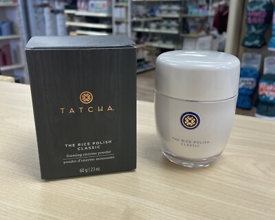 TATCHA The Rice Polish Classic Foaming Enzyme Powder 2.1 Oz 60g(Sealed/Open Box)