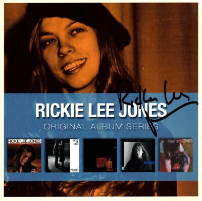 Rickie Lee Jones  Autogramm autograph signed 5CDs Cover Original Album Series