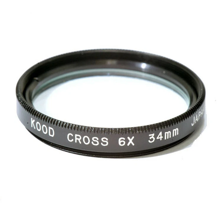 34mm Kood High Quality Glass 34mm Star 6 Filter Made in Japan Starburst x6 - Image 1 of 1