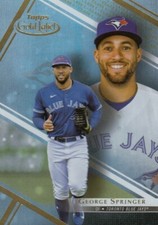 GEORGE SPRINGER TOPPS GOLD LABEL BASE CLASS 1 BLUE JAYS #77 2021 21