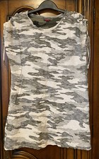 Vince Camuto women's lace up shoulder dress Size Medium Camo Green EUC