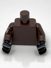 Lego Star Wars Torso Dark Brown Arm Right with Silver Band Wullffwarro  A5