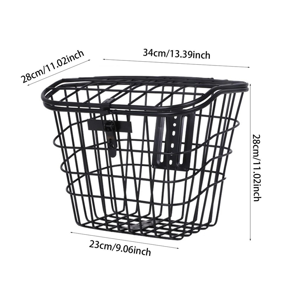 Electric Bike Front Rear Basket Dogs Carrier for Outdoor Road Bike