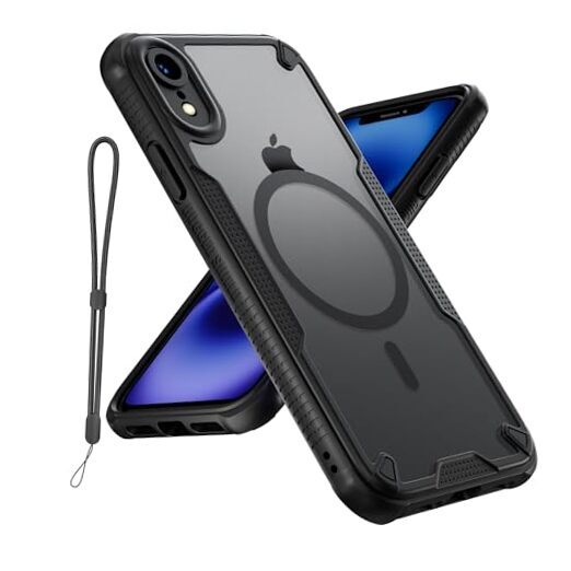 for iPhone XR Case, Translucent Matte Back Compatible with Magsafe