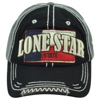 Leader Texas Lone Star Zustand Zwei Farben Verstellbar Gebogen Bill Erwachsene