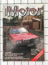 Modern Motor 01/1980 magazine