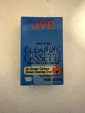JVC BRAND Dry Type VHSC Camcorder Head Cleaner Cassette Model TCC-3F