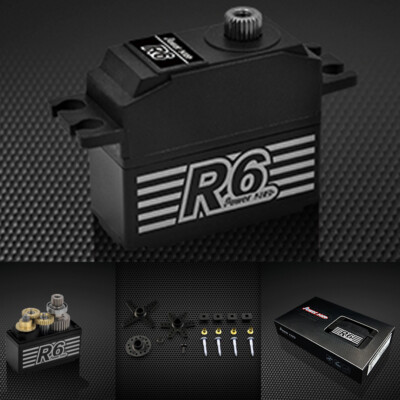 NEW POWER HD R6 Coreless Motor 104.0 oz / .08 Alum Gear Digital Servo