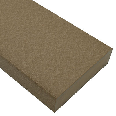 BuyPlastic Tangent Poly Lumber - Weathered Wood, 2x6 (1.5'' x 5.5''), 72'' L