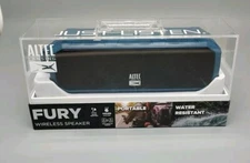 Altec lansing Fury teal wireless speaker portable water resistant 6 hour play