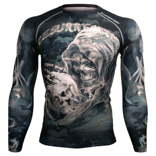 BTOPERFORM Skin Tight Compression Base Layer Under Rash guard MMA Gym S-3 - Picture 9 of 44