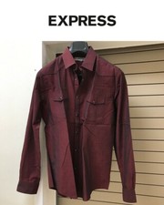 Express Men's BUTTON DOWN SHIRT Size M