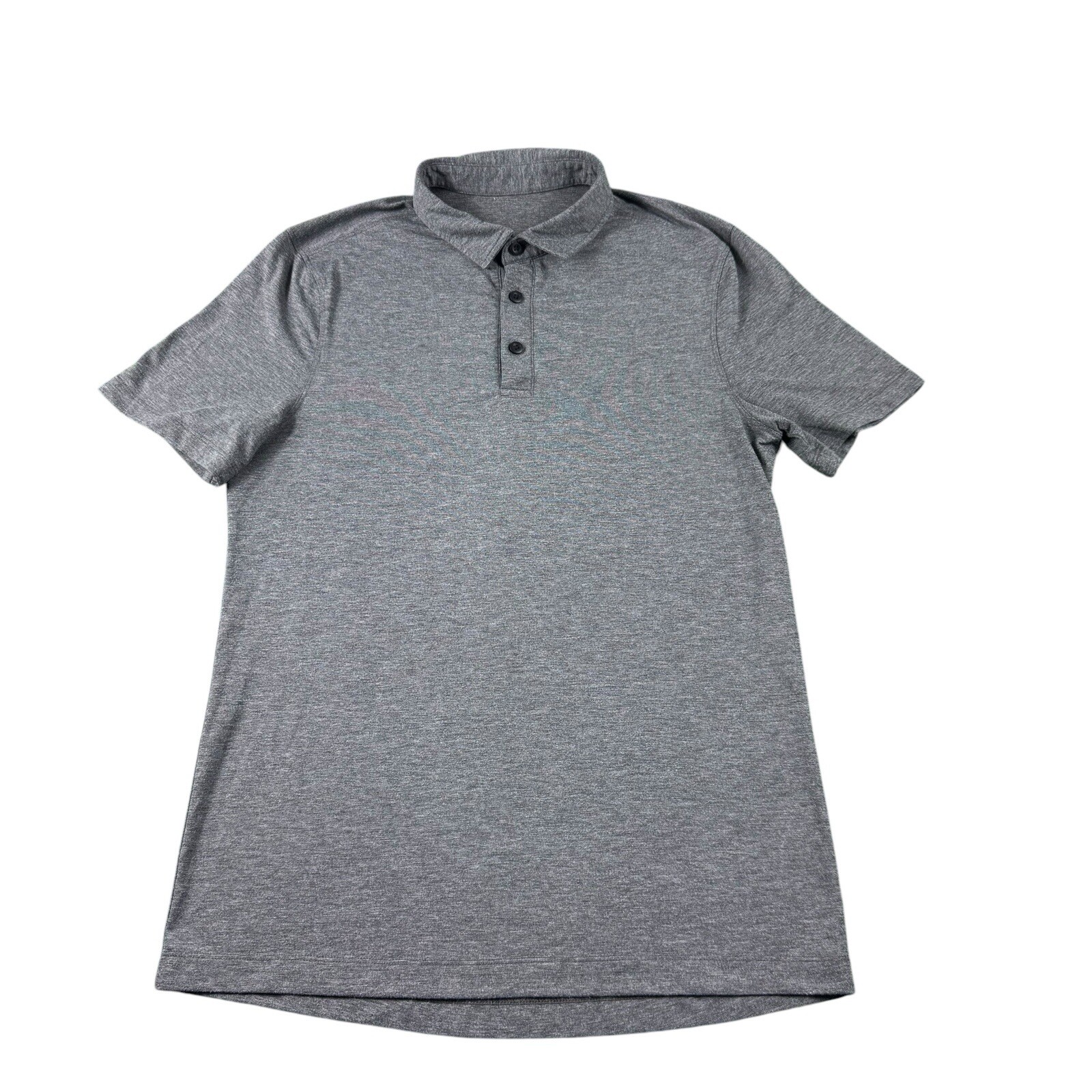 Lululemon Evolution Gray Performance Mens Polo Sh… - image 2