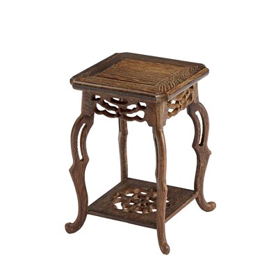 THY COLLECTIBLES Beautiful Hand Craft Rosewood Oriental Vase Stand for Small...