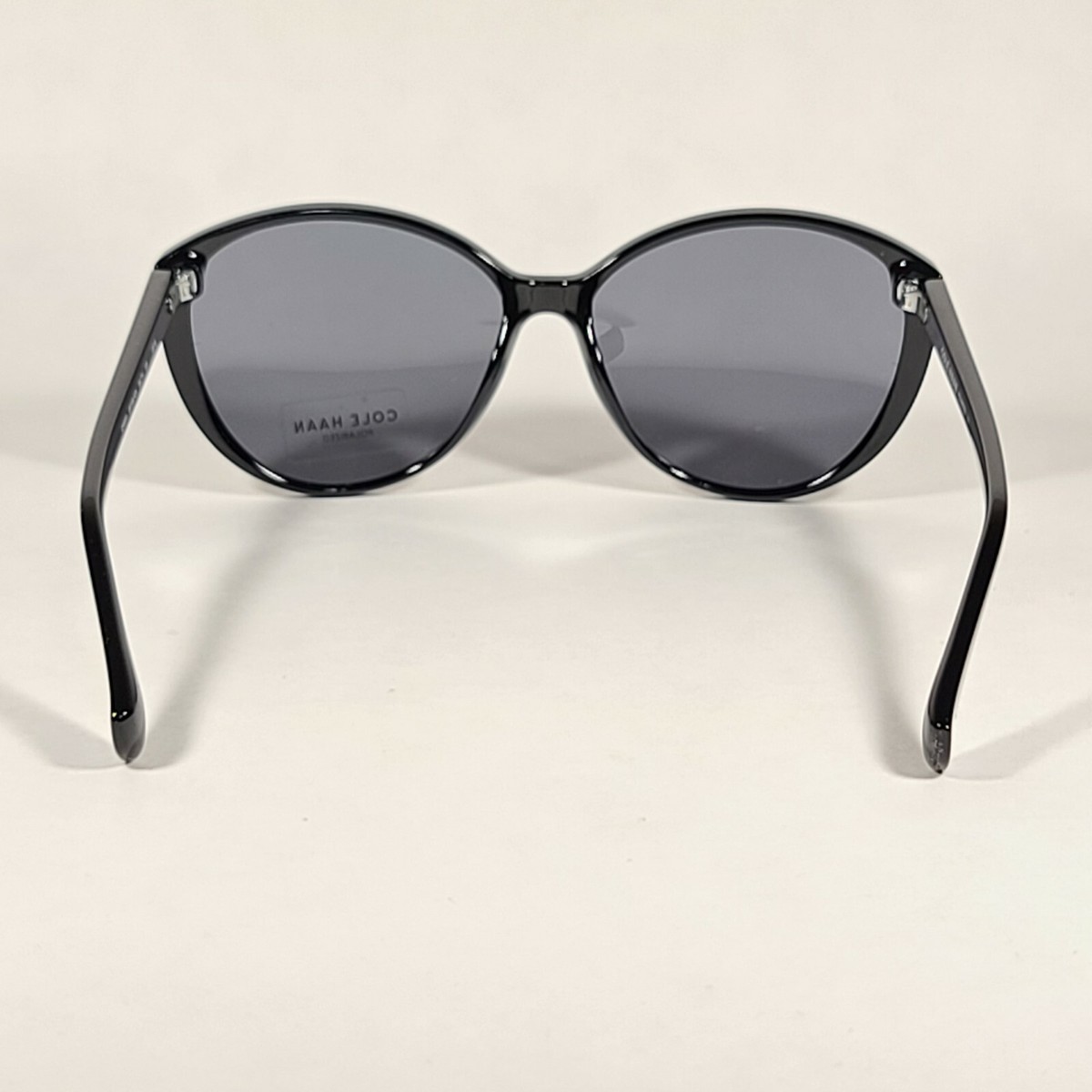 Cole Haan CH9000 001 Cat Eye Polarized Sunglasses Shiny 