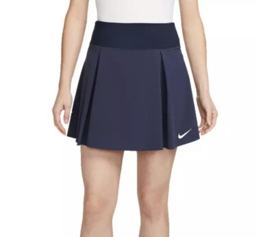 NIKE Golf Skort Women's 1X Navy Skirt Pleated FB3238-451 NEW