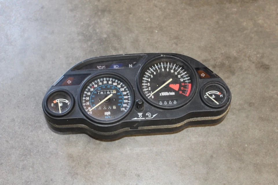 1993 ZX6E 600 SPEEDOMETER CLUSTER RPM GAUGE ZX600 KAWASAKI NINJA ZX600E 93 #2 - Image 3 of 4