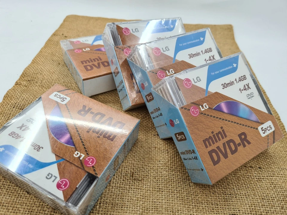 LG Mini DVD-R DL for Handycam 30 min HD 1.4 GB 5 pcs in Pack Brand New - Image 4 of 4
