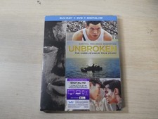 Unbroken Blu Ray DVD 2014 Brand New Sealed with Slipcover