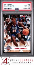 1993 HOOPS #258 ISIAH THOMAS PISTONS HOF PSA 10