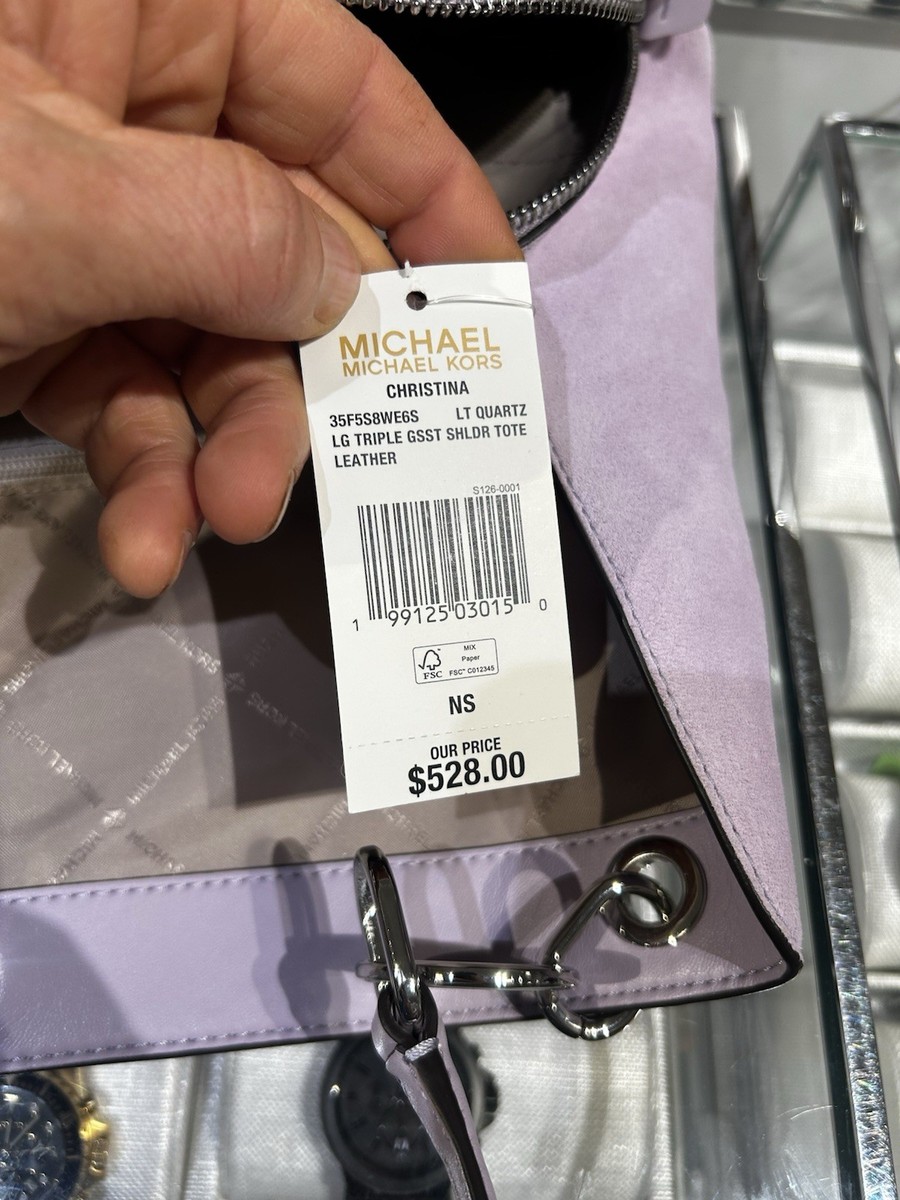 その他 ranji Michael Kors Christina Large Triple Gusset Shoulder Tote Bag Light