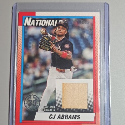 Topps 2025 Series 1 1990 Topps Baseball Relics C.J. Abrams T90R-CA