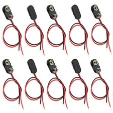 California JOS 9V Battery Clip Connector Hard Shell for Arduino...