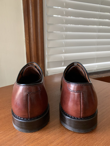 NEW w BOX 1st QUAL| ALLEN EDMONDS 8D PARK AVENUE OXBLOOD CAP TOE DRESS SHOES 8 D - Picture 15 of 17