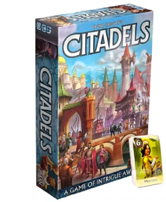 BRANDED Citadels Revised Edition Board Game 2–8 Players Ages 10+ Strategy Card Game