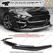 For 18-21 Ford Mustang Gt Perf Pack Style Front Bumper Lip Chin Spoiler Urethane For 18-21 Ford Mustang Gt Perf Pack Style Front Bumper Lip Chin Spoiler Urethane