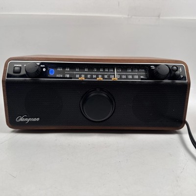 Sangean WR-12BT AM/FM Portable Radio - Dark Walnut