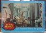 💢1977 Topps Star Wars Series 1 Blue #34 C-3PO Diverts Guards