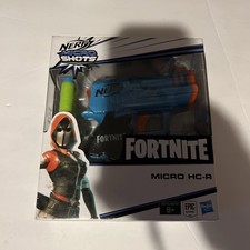 Fortnite Micro HC-R Nerf MicroShots Dart-Firing Toy Blaster and 2 Official Nerf