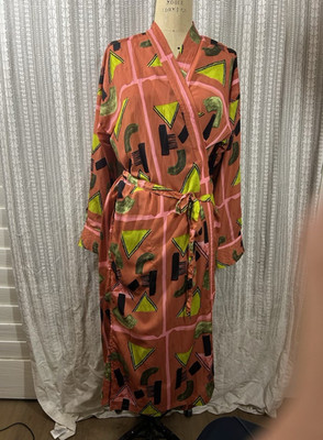 Rachel Comey Printed Robe Dress M/L