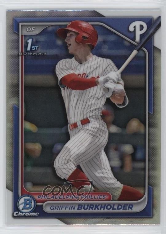 2024 Bowman Draft Chrome Refractor Griffin Burkholder #BDC-60
