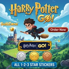 Stickers Monopoly Go 1⭐- 3⭐ Harry Potter GO! All Stickers 1/2/3 starts 🍀