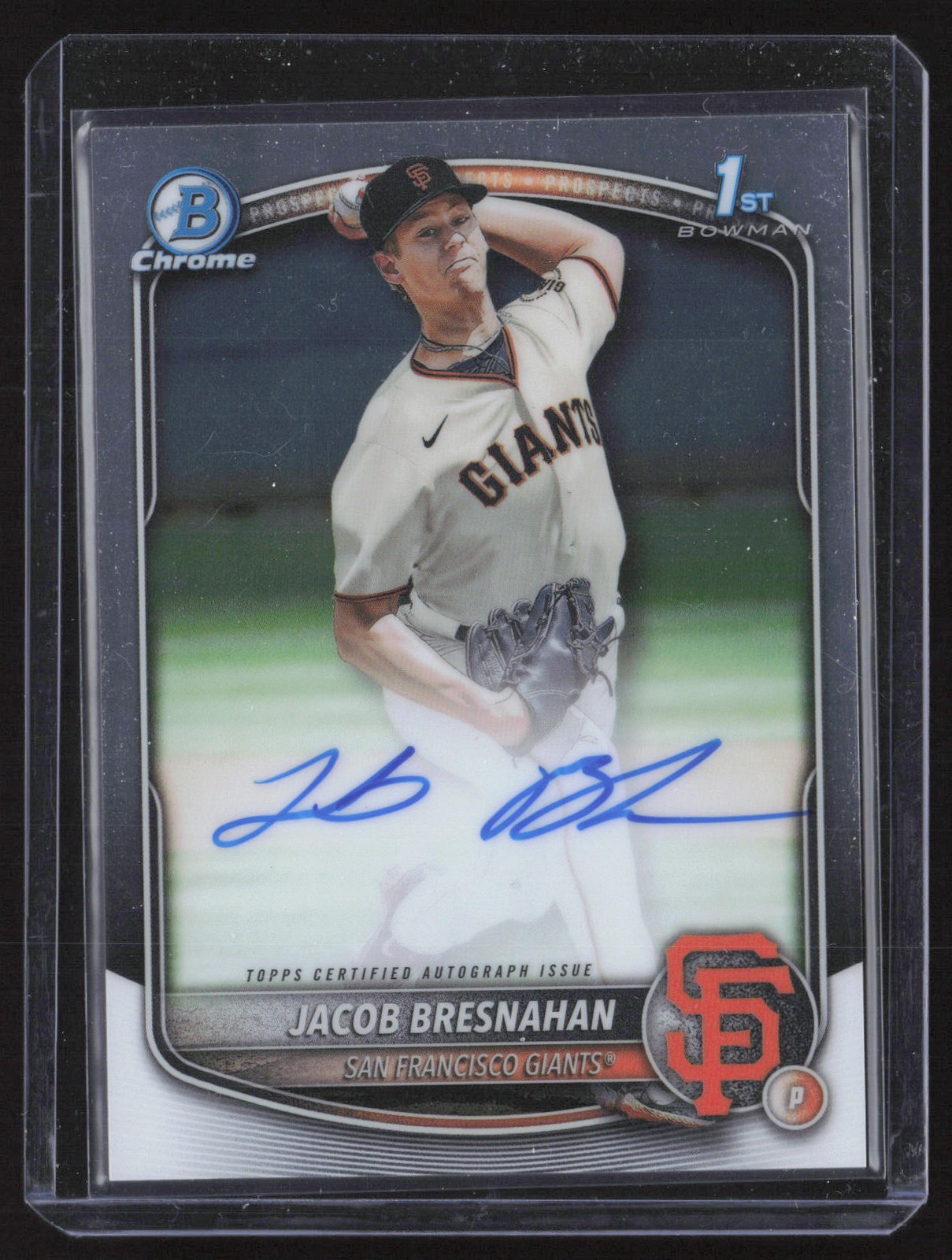 Jacob Bresnahan 2025 Bowman Chrome Prospect Autographs #CPA-JBR AU